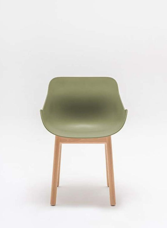 Baltic Basic Chair with Wooden Base (Customizable)