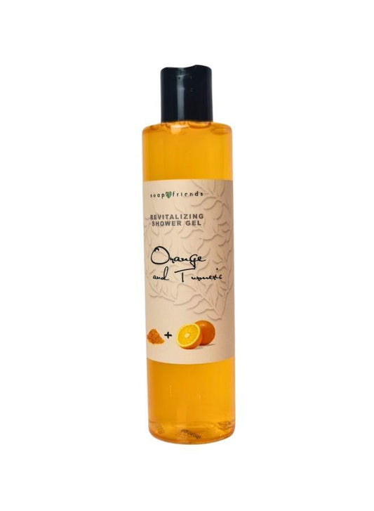 Soap&Friends Orange and Turmeric Shower Gel with Moisturizing Avocado Oil - 250 ml bottle