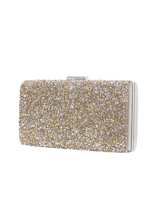 Golden Glitter Shining Women's Evening Clutch Handbag for Unforgettable Occasions