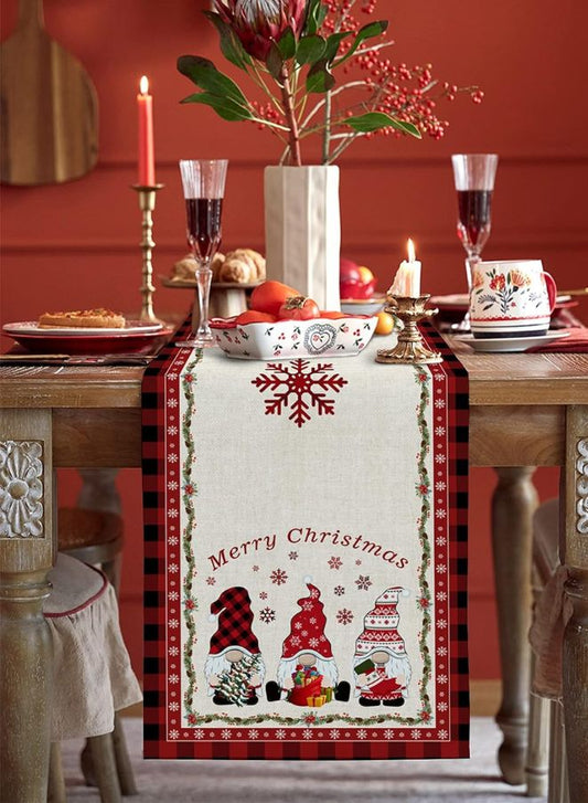 Christmas Cotton Table Runner for Xmas