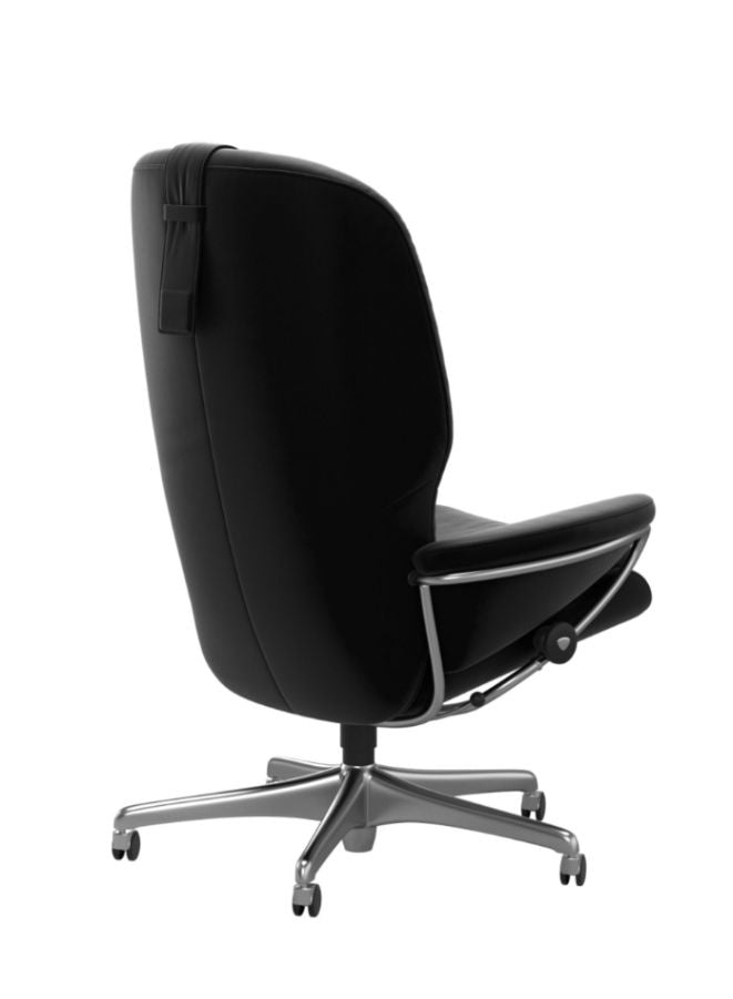 Rome Office Chair with Adjustable Headrest- back side