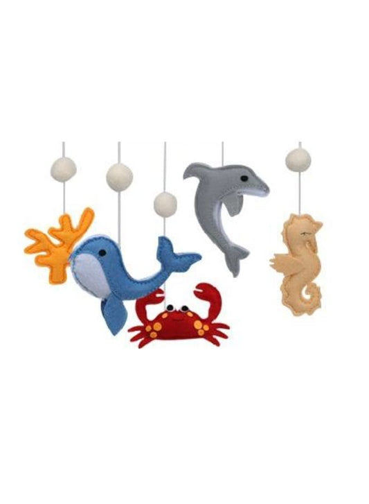 Baby Crib Nursery Mobile Wall Hanging Decor, Baby Bed Mobile for Infants Ceiling Mobile, Cute and Adorable Hanging Decorations, Ocean Fatio General Trading