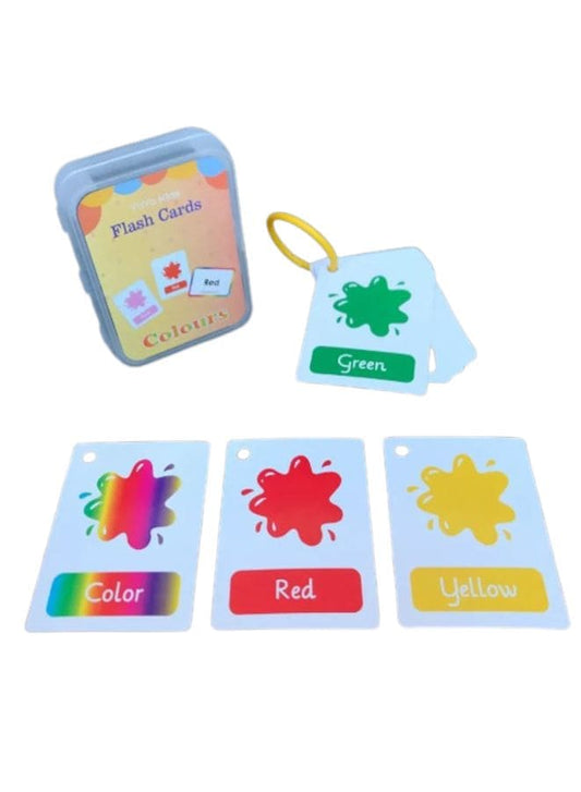 Children Learning Cards: Educational Flash Cards Pocket Card Preschool Teaching Cards for kids, Colors Fatio General Trading