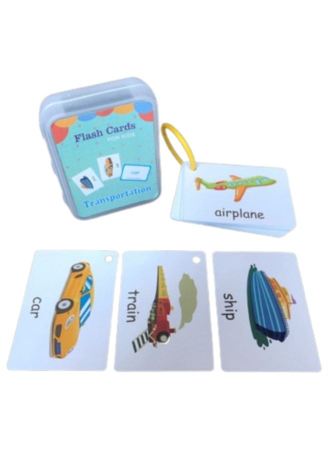 Children Learning Cards: Educational Flash Cards Pocket Card Preschool Teaching Cards for kids, Traffic Fatio General Trading