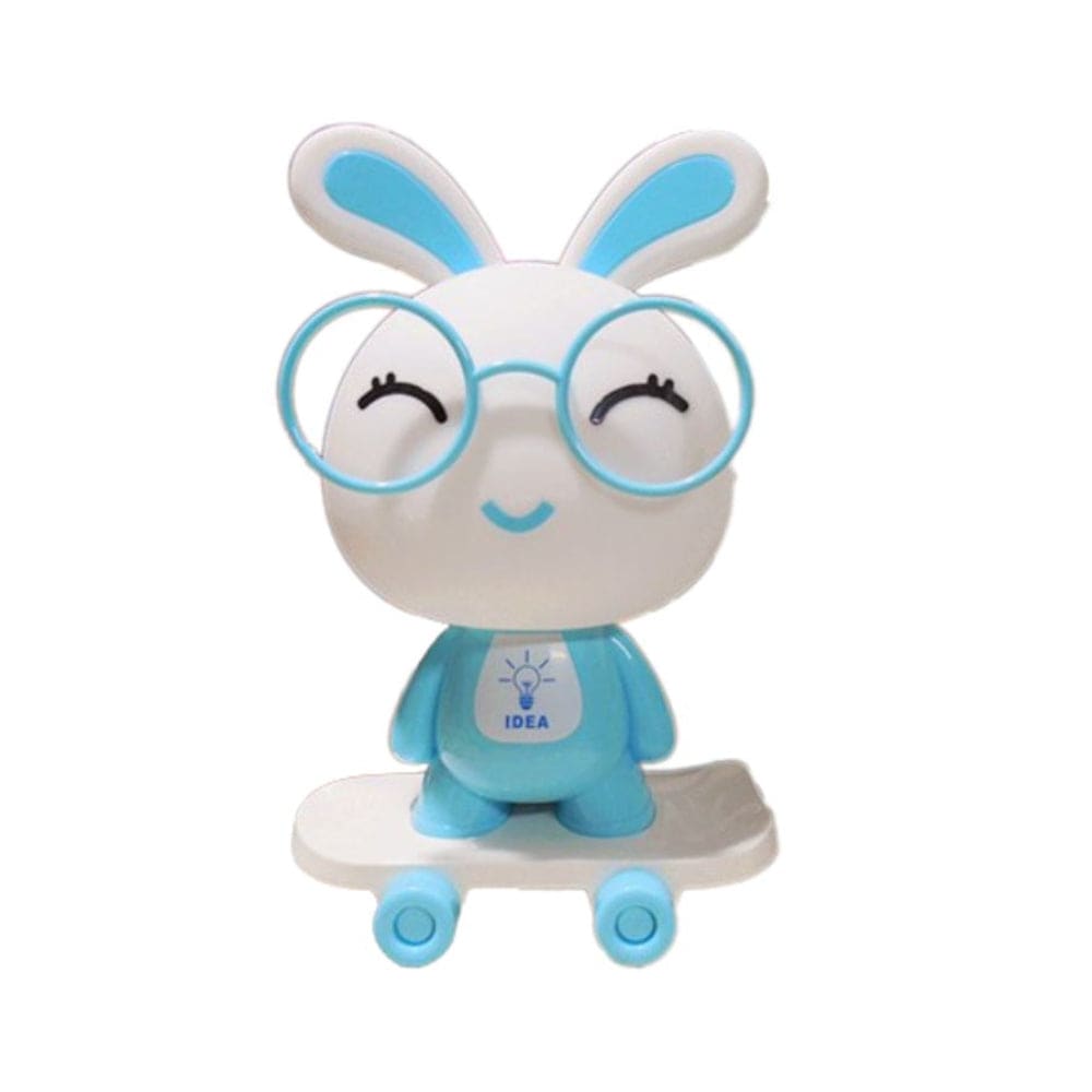 Children's Dimming Cartoon Bunny Table Lamp Warm Light Pupils Eye Protection LED Plug-in Bedside Bedroom Lamp Fatio General Trading