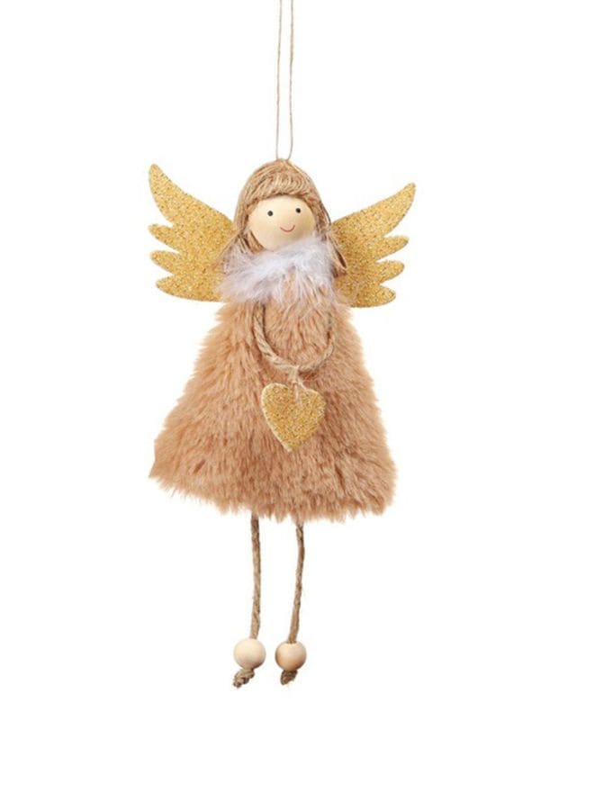 Christmas Angel Plush Doll Pendant Xmas Tree Hanging Decoration Party Ornaments Pack of 3 Fatio General Trading