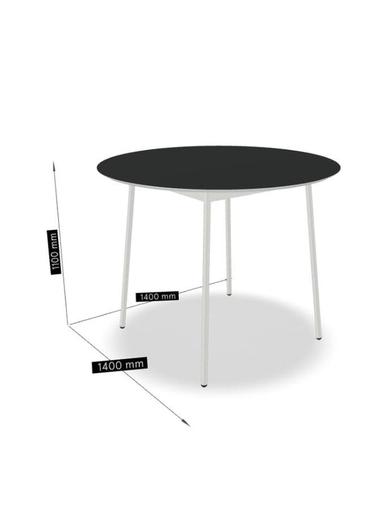 Unit Wooden High Table Round (Customizable)