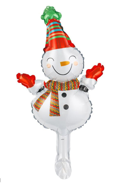 Snowman Christmas Foil Balloon Party Supplies – Festive Holiday Balloon for Christmas Parties