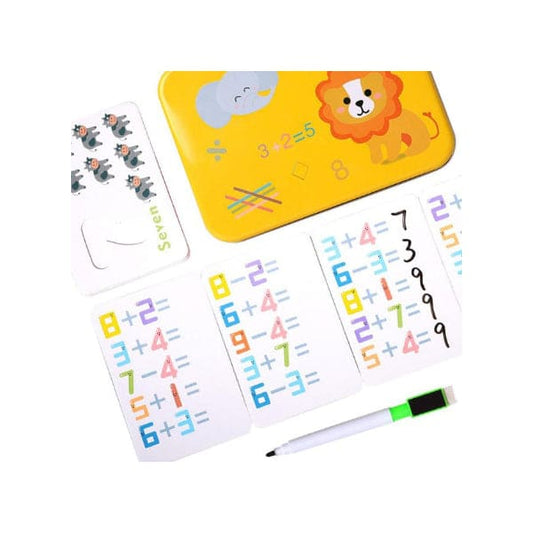 Educational Toys Reusable Math Learning Puzzle Cards for kids Fatio General Trading