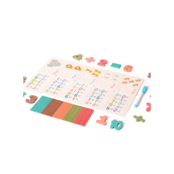 Educational Toys Reusable Math Learning Puzzle Cards for kids Fatio General Trading