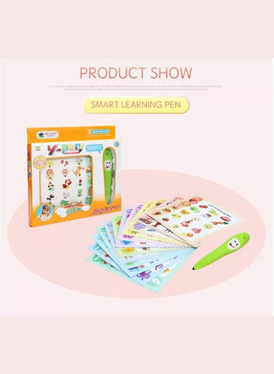 English Learning Book with Smart Learning Pen, Electronic Sound Early Learning Books for Kids Boys Girls, Life Knowledge Preschool Fatio General Trading