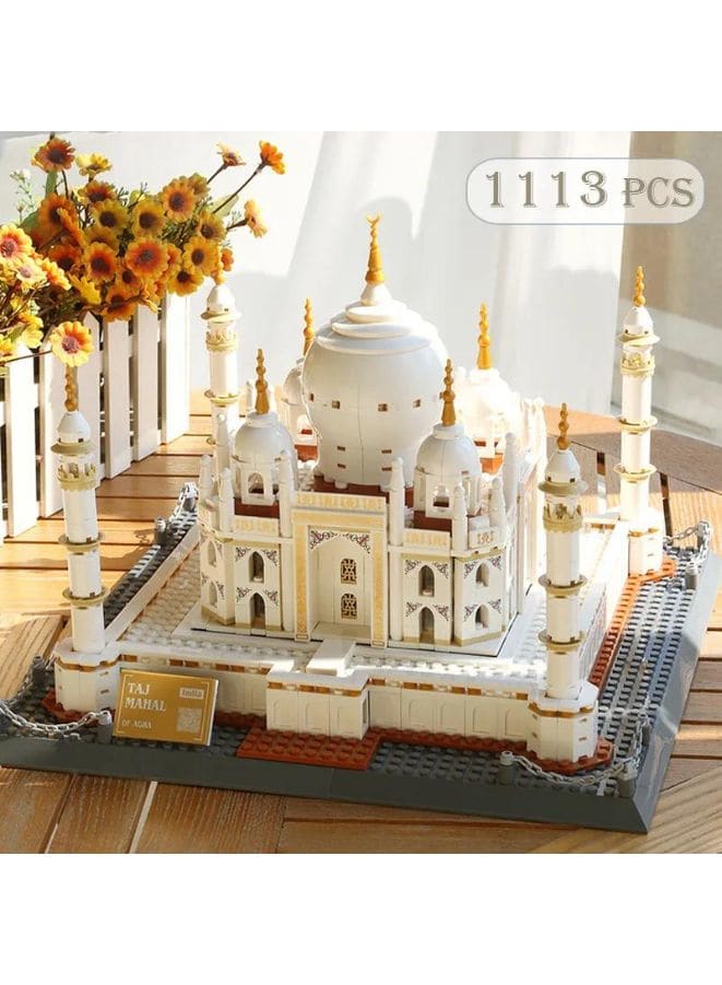 Famous Taj Mahal Building Blocks 1113pcs Bricks DIY Assemble Construction Toys for Children Birthday Gifts Fatio General Trading