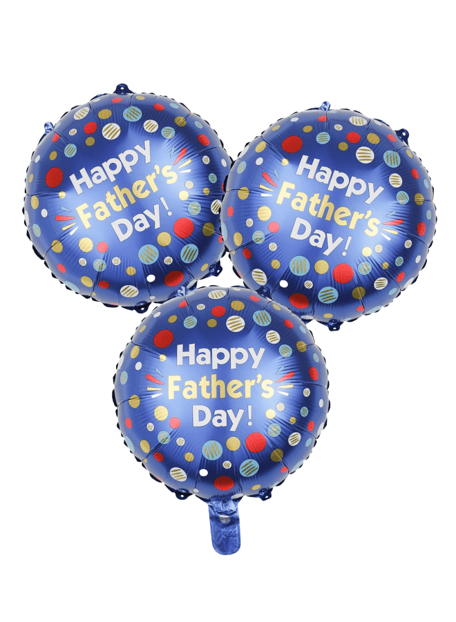 Father's Day Balloon Set - 3-Piece Pack, 18-Inches, Perfect for Celebrating Father's Day, Celebrate with Style and Love Fatio General Trading