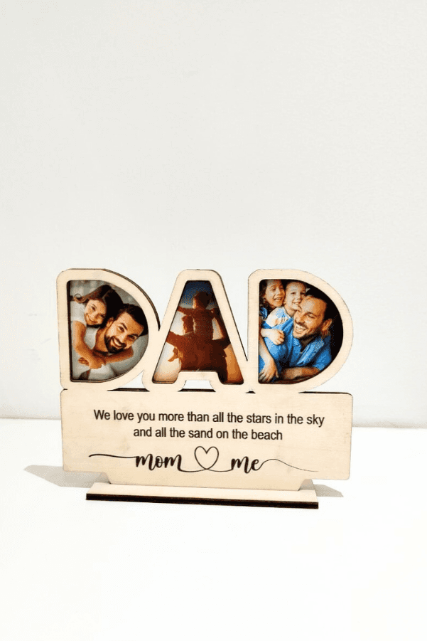 Fathers Day Wooden Photo Frame for desk Fatio General Trading