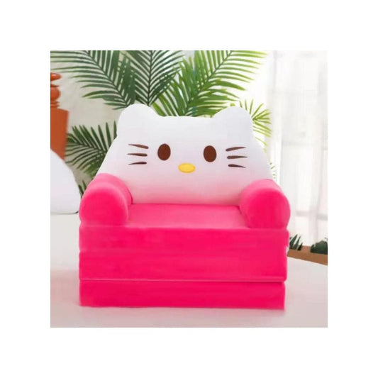 Foldable Toddler Chair Lounger for Girls, Removable and Washable Lazy Sleeping Sofa for Kids, Baby Sofa Bed Foldable Chair, Kitty Fatio General Trading