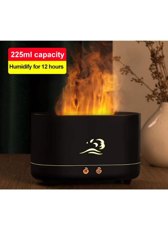 Harmony Mist Black Color Diffuser: Embrace Tranquility with Style, Black, 225 ML Fatio General Trading