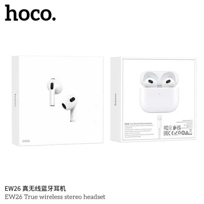 Hoco EW26 True wireless stereo headset, white Fatio General Trading