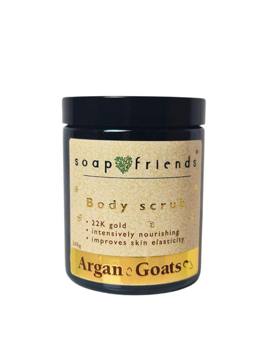 Soap&Friends Argan & Goats Body Scrub , Improves Skin Elasticity | 200 ml