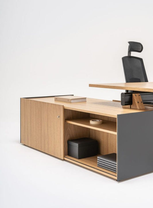 Viga Bench Desk with Storage