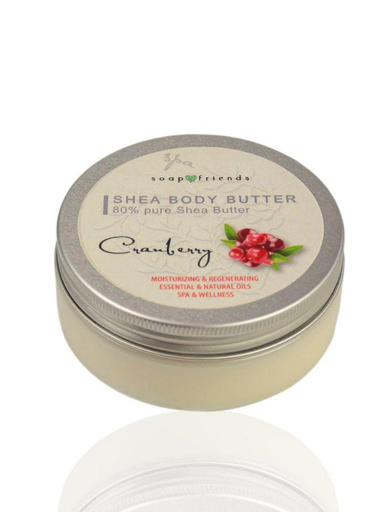 Soap&Friends Cranberry 80% Shea Butter Moisturizer with Avocado Oil - 50 ml