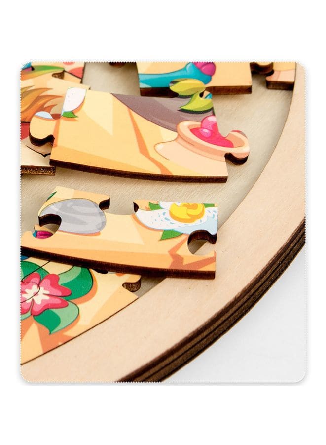 Large Piece Puzzles for Kids Children Wooden Puzzle 64 Pieces Educational Cartoon Puzzle Game Kids Toys Ocean Fatio General Trading
