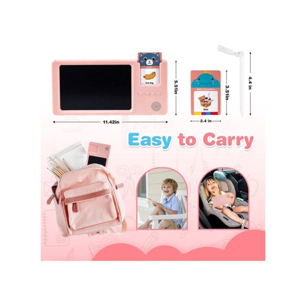 LCD Writing Drawing Board Doodle Tablet Pink
