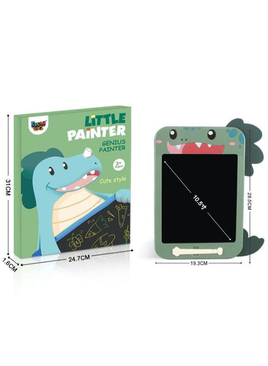 LCD Writing Tablet for Kids, 10.5 inch Dinosaur Doodle Board Drawing Pad, Educational and Learning Toys 3 4 5 6 Years Old Girls Boys (Dinosaur) Fatio General Trading
