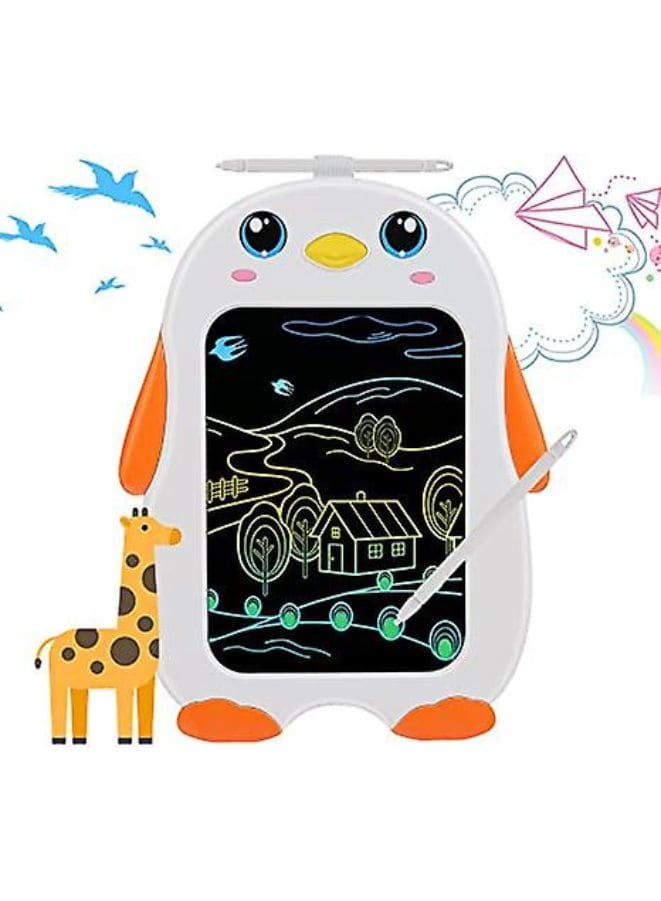 LCD Writing Tablet for Kids ,7.7in Doodle Board Penguin Educational Toys ,Drawing Board Boys Toys for 3-6 Year Old Kids Gifts（Orange） Fatio General Trading