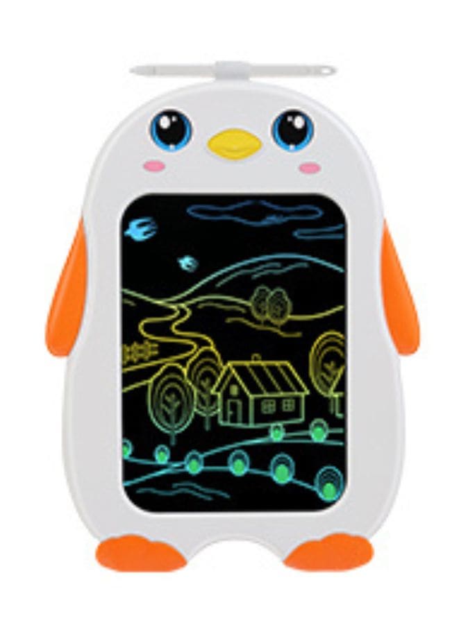 LCD Writing Tablet for Kids ,7.7in Doodle Board Penguin Educational Toys ,Drawing Board Boys Toys for 3-6 Year Old Kids Gifts（Orange） Fatio General Trading