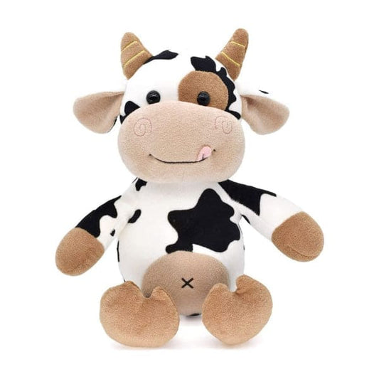 Lovely Cartoon Animal Cattle Soft Eco-friendly Cotton Stuffed Plush Doll, Soft Fluffy Friend Hugging Cushion - Present for Every Age and Occasion, 30cm Fatio General Trading