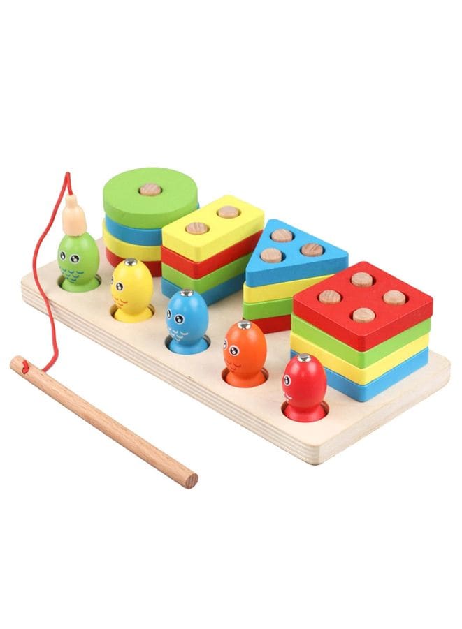 Magnet Fishing Game Wood Fishing Toy Wood Shape Sorter Stacker Toddlers Puzzles Toy Wood Toy For Toddlers Fishing Game Fatio General Trading