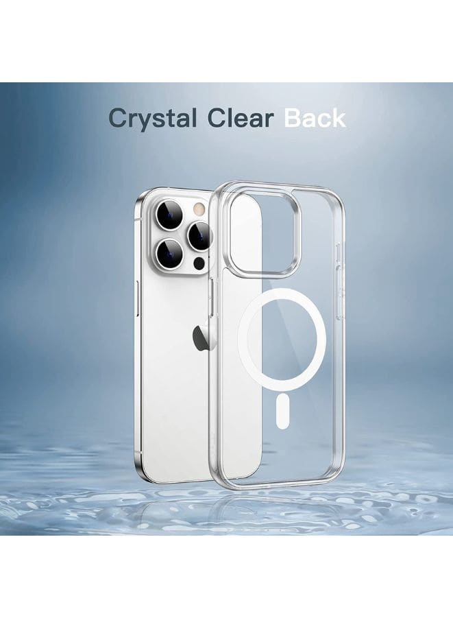 Magnetic Case Cover for iPhone 14 Pro Max Crystal Clear Shockproof Bumper Anti-Scratch, HD Crystal Clear Support All  Accessories Fatio General Trading