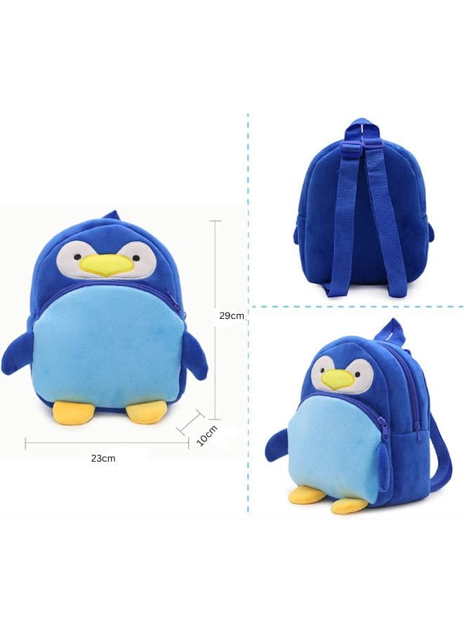 Mini Backpack Kids Cute School Shoulder Bag Toddler Plush Small Backpack Baby Schoolbag Preschool Bag Gift, Penguin Fatio General Trading
