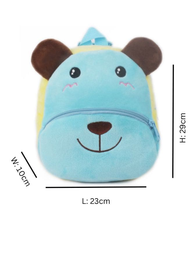 Mini Backpack Kids Cute School Shoulder Bag Toddler Plush Small Backpack Baby Schoolbag Preschool Bag Gift, Bear Fatio General Trading