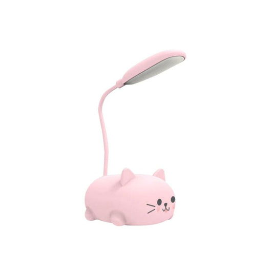 Mini Cat USB Lamp LED Cute Animal Night Light Rechargeable Table Lamp Bedside Lamp, Eye Caring reading lights for Toddlers Kids Bedrooms, Living Room Fatio General Trading