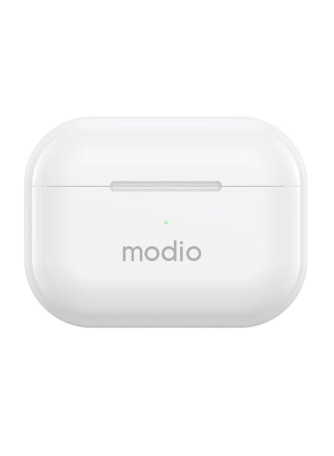 Modio ME8 True wireless stereo headset(White) with free case (Red/Black/Blue) Fatio General Trading