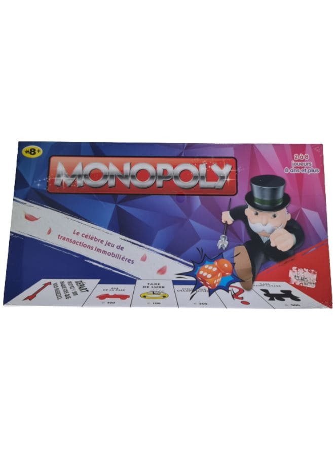 MONOPOLY Board Game French Edition Games & puzzles for Families and Friends Ages 8+ years Classic fantasy Gameplay Fatio General Trading