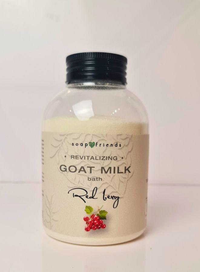 500 g Bathing Red berry Goat Milk for Fresh and Youthful Skin