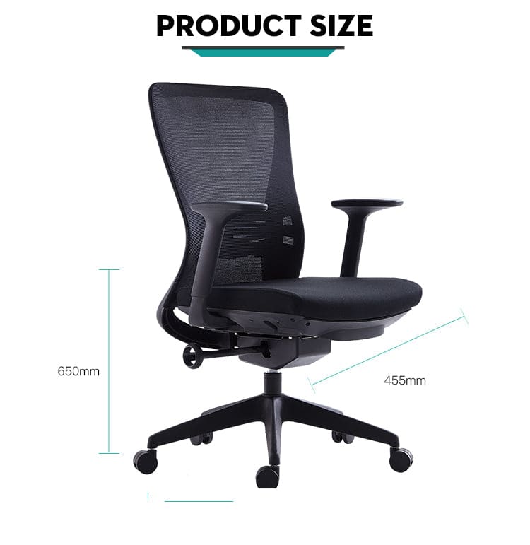 Office Furniture – Ergonomic Low Back Office Chair Mesh Swivel Office Chair Fatio General Trading