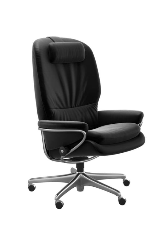 Rome Office Chair with Adjustable Headrest