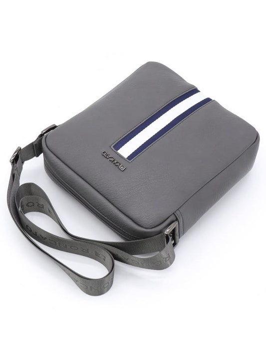 R Roncato All time favorite Grey Color Leather Handbag for Men - Ideal for any Occasion Fatio General Trading
