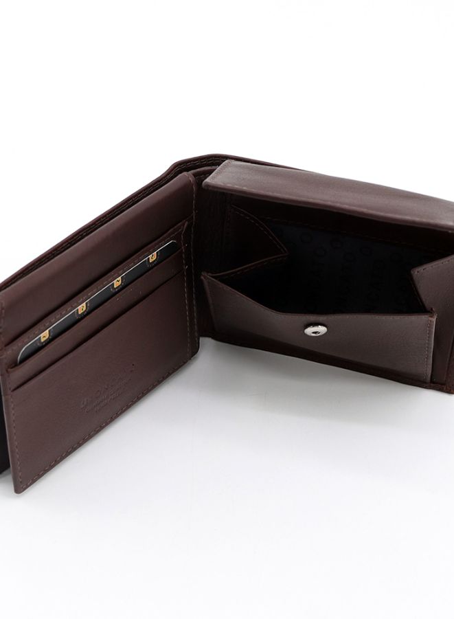 Dark Brown R Roncato Men's Leather Wallet