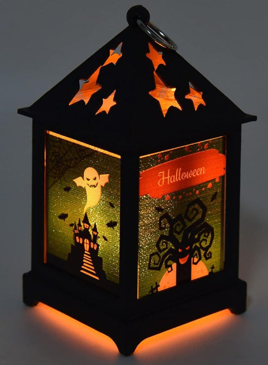 Portable Halloween Flashing Flame Lamp Decoration Light - Perfect Festival Decoration for Parties Design 3