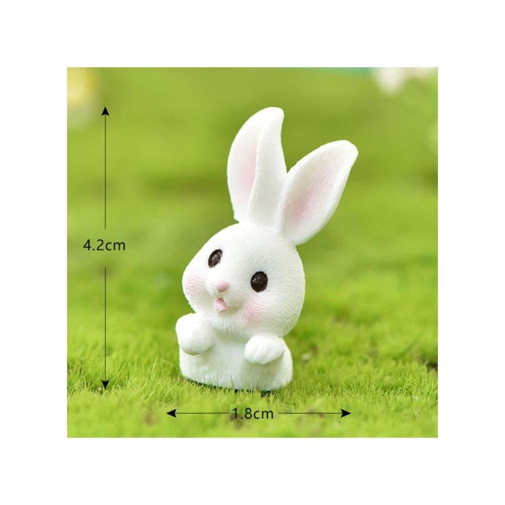 Radish Bunny Ornaments, Miniature Fairy Garden Ornaments, Cute Rabbits and Carrot House for Plant Pot, Home Decoration, Simulation Model Decoration, Bunny 3 Fatio General Trading
