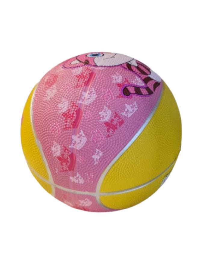 Rubber Size 3 Basketball for Kids Cartoon Ball for Indoor Playing Fatio General Trading