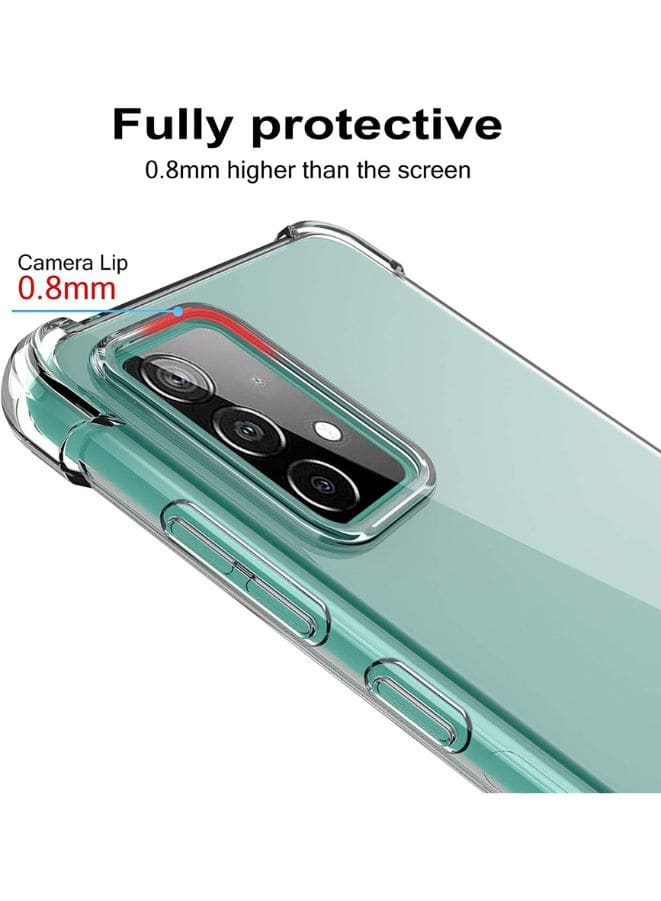Samsung Galaxy A52 5G 4G, Premium Soft and Flexible TPU [Scratch-Resistant] Phone Case for Samsung Galaxy A52, Crystal Clear Fatio General Trading