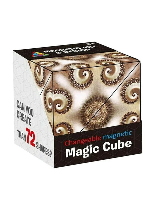 Shape Shifting Box, Fidget Cube with 36 Rare Earth Magnets - Extraordinary 3D Magic Cube – Cube Magnet Fidget Toy Transforms Into Over 70 Shapes, Design 1 Fatio General Trading