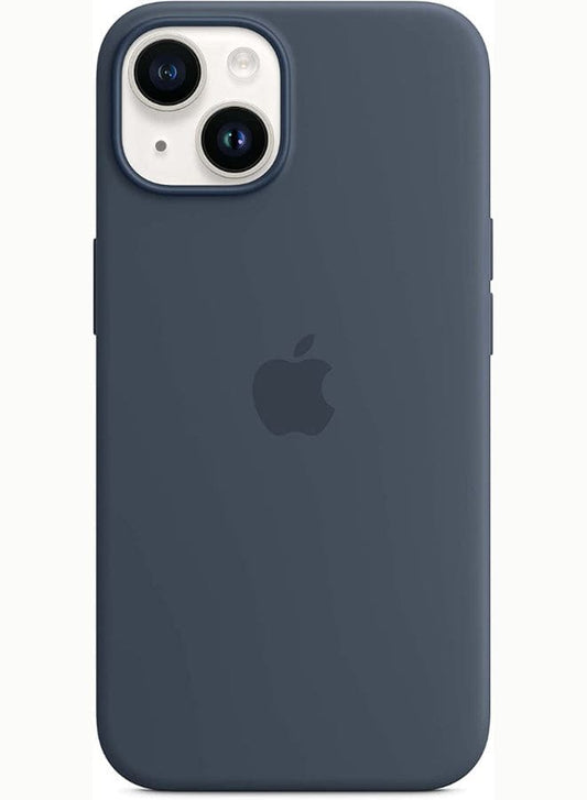 Silicone Case for Apple iPhone 14 - Storm Blue Fatio General Trading