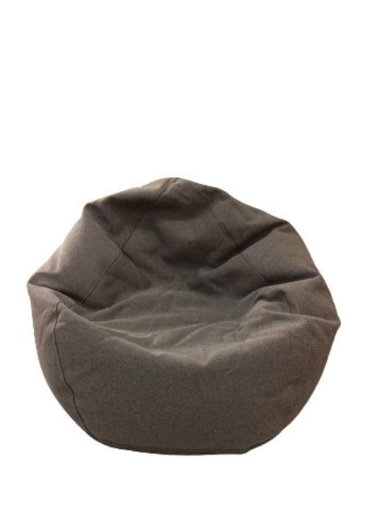 Solid Multi-Purpose Bean Bag With Polystyrene Filling, Large, Brown Fatio General Trading