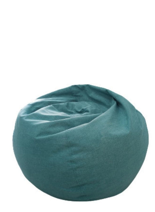 Solid Multi-Purpose Bean Bag With Polystyrene Filling, Large, Green Fatio General Trading